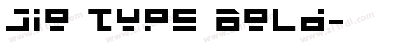 Jio Type Bold字体转换